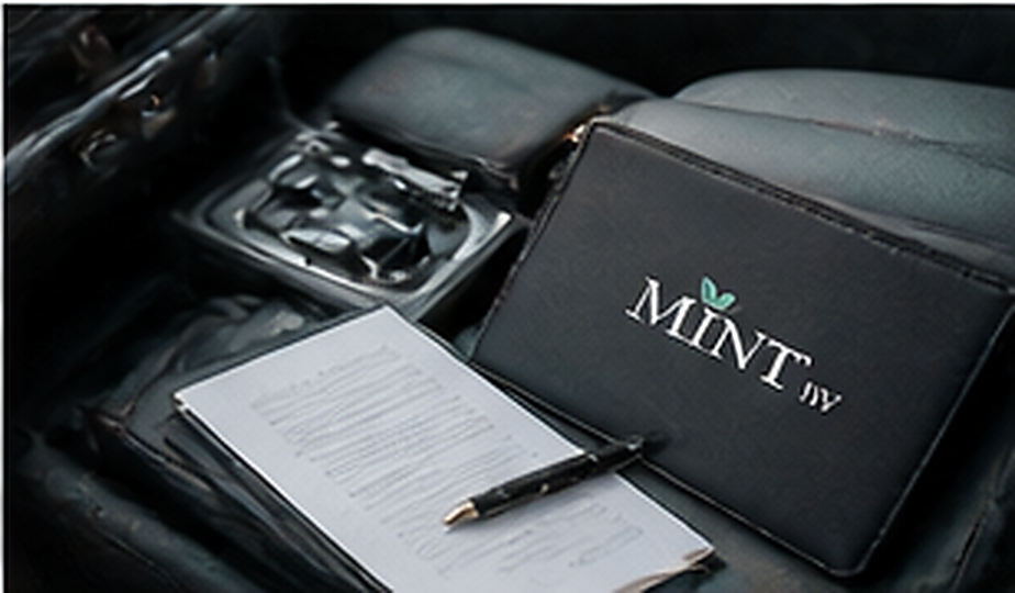 Mint NV mobile notary folder and documents